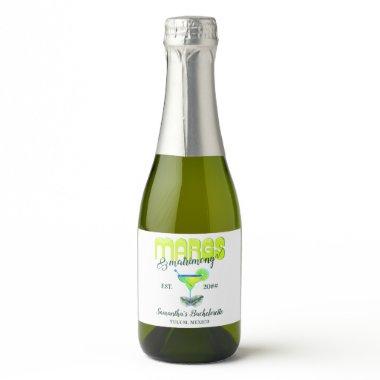 Margs Matrimony Tequila  Bachelorette Sparkling Wine Label