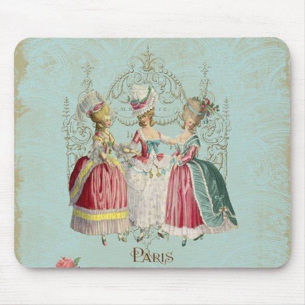 Marie Antoinette French Paris Ladies Mouse Pad
