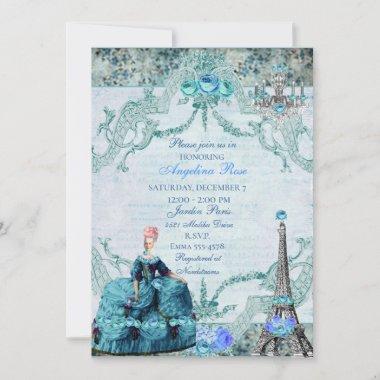 Marie Antoinette Queen of France Invitations