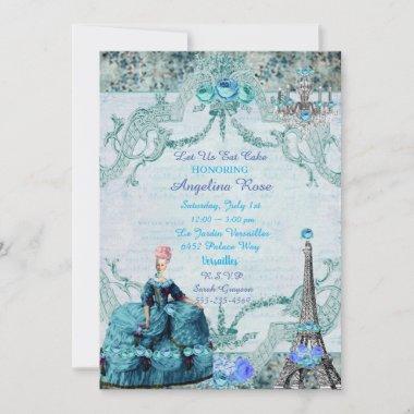 Marie Antoinette Queen of France Invitations