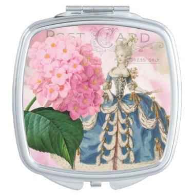 Marie Antoinette Square Compact Mirror