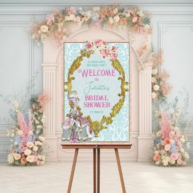Marie Antoinette Welcome Sign Poster Board