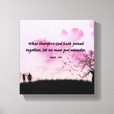 Marriage - Premium Wrapped Canvas (Gloss)