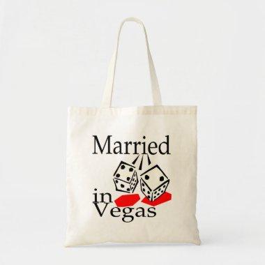 Married in Las Vegas Tote Bag