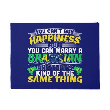 Marry a Brazilian - Brazil Happiness Doormat