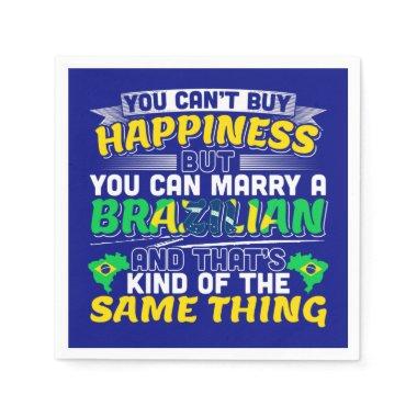 Marry a Brazilian - Brazil Happiness Napkins