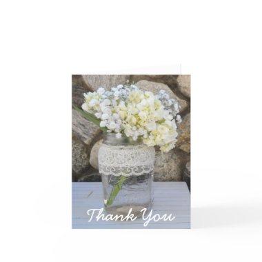 Mason Jar Bouquet Thank You