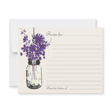 Mason Jar Recipe Invitations