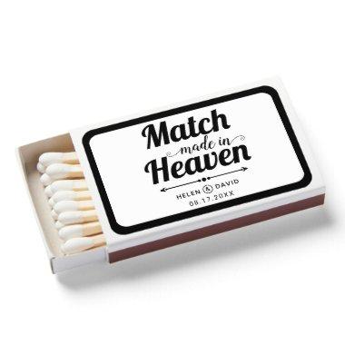Match made in heaven bold typography wedding