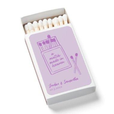 Match Made in Heaven Lavender Wedding Favor
