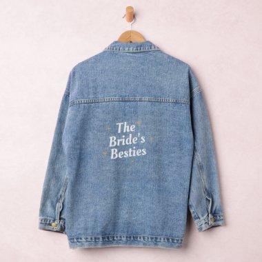 Matching Bridal Party Jean Jackets for a Picture-P