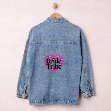 Matching Bridal Party Jean Jackets for a Picture-P