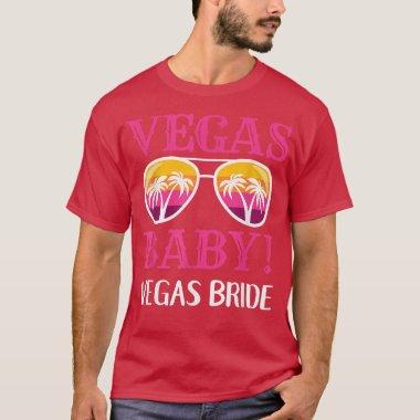 Matching Las Vegas Wedding Bride Squad Vegas Bride T-Shirt