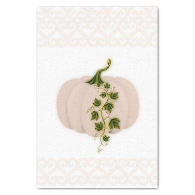 Matte Pink Pumpkin Fall  Tissue Paper