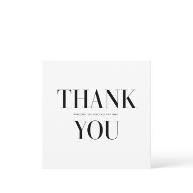 Mdoern Typography Bold Thank You