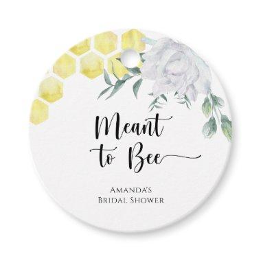 Meant to Bee  Favor Tags