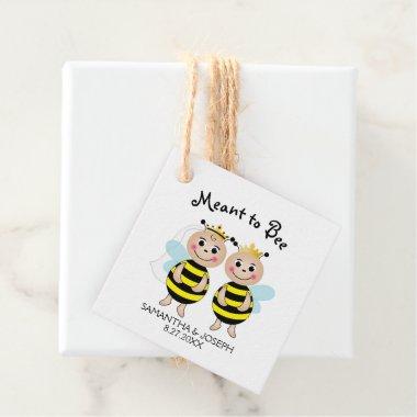 Meant to Bee  Favor Tags