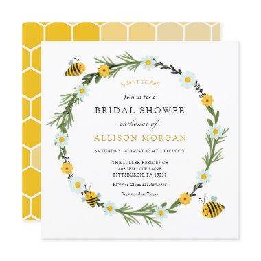 Meant to Bee Bridal Shower Invitations