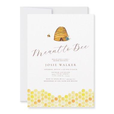 Meant to Bee Bridal Shower Invitations