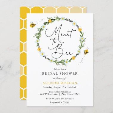 Meant to Bee Bridal Shower Invitations