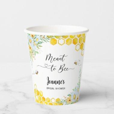 Meant to bee  paper cups
