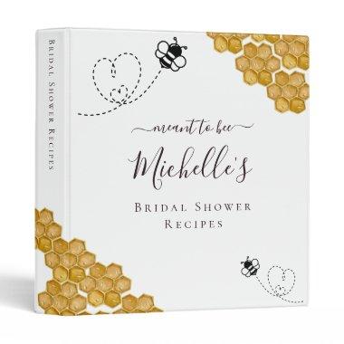 Meant to Bee  Recipe 3 Ring Binder