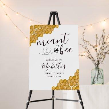 Meant to Bee Bridal Shower Welcome Sign