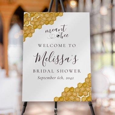 Meant to Bee Bridal Shower Welcome Sign