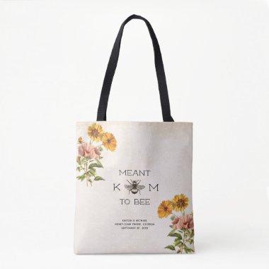 Meant to Bee Bride Tote Bag