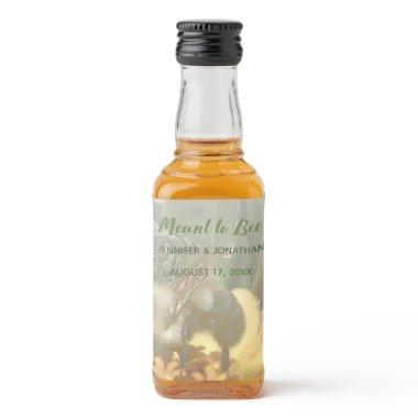 Meant to Bee Honey Party Favor Photo Liquor Bottle Label