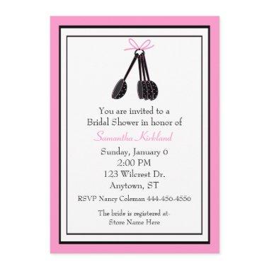 Measuring Spoons Bridal Shower Invitations