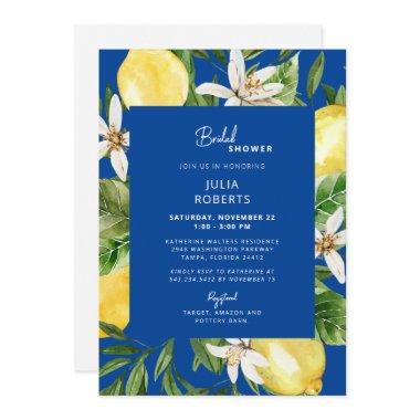 Mediterranean Blue and Yellow  Invita