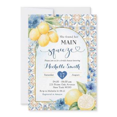 Mediterranean Blue Lemon Main Squeeze Shower