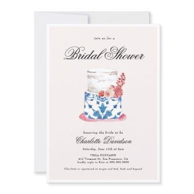 Mediterranean Cake Pink Blue