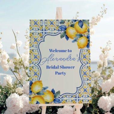 Mediterranean Italian Tile & Lemon  Foam Board