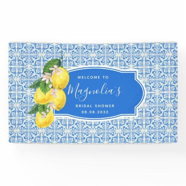 Mediterranean Lemon Bridal Shower Banner