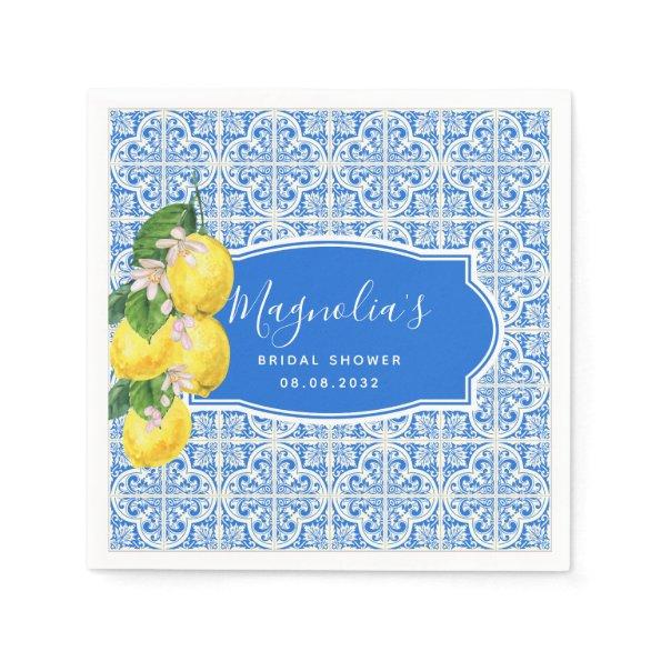 Mediterranean Lemon  Napkins
