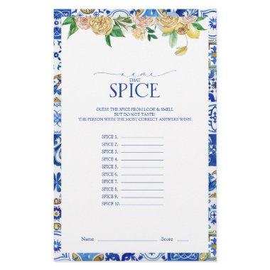 Mediterranean Lemon  Spice Game
