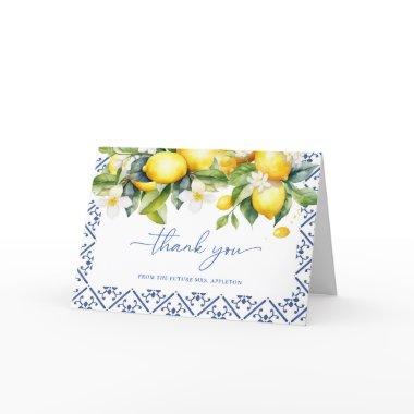 Mediterranean Lemon Main Squeeze  Thank You