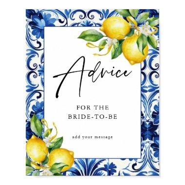 Mediterranean Lemons  Advice Sign