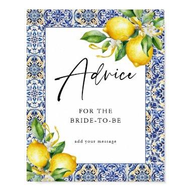 Mediterranean Lemons  Advice Sign
