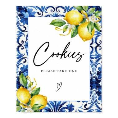 Mediterranean Lemons  Cookies Sign