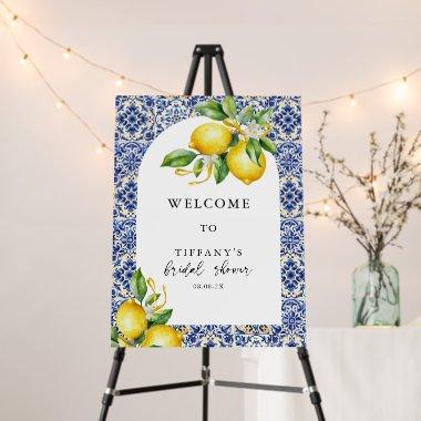 Mediterranean Lemons  Welcome Sign