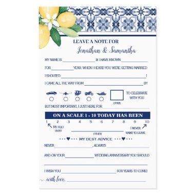 Mediterranean Note for Couple Wedding Game  Flyer