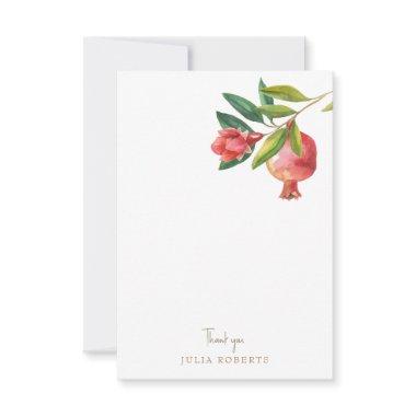 Mediterranean Pomegranate Shower Blank Thank You