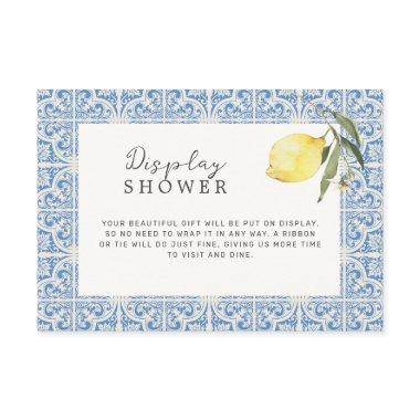 Mediterranean Tiles Amalfi Coast Display Shower Enclosure