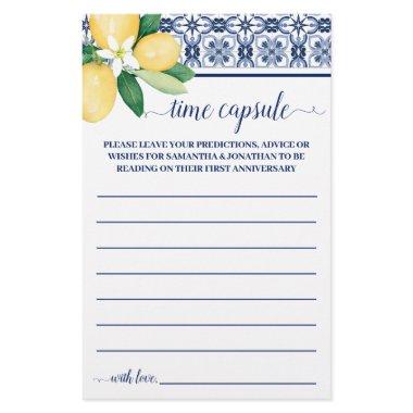 Mediterranean Time Capsule Advice for Couple  Flyer