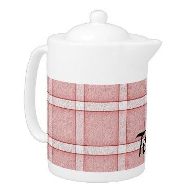 Medium Red Tile Teapot