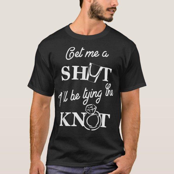 Mens Groom Bachelor s funny sayings for party T-Shirt