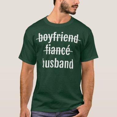 Mens Just MarriedWedding Celebrate Husband Love Gi T-Shirt
